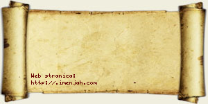 Kristina Jaćimović vizit kartica